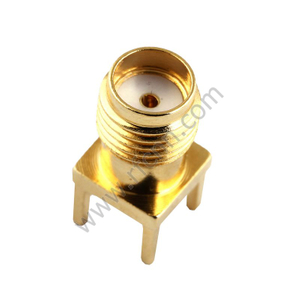 Fêmea de Sma diretamente através do furo para o conector RF PCB